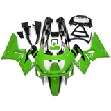 0197 Fairing Kawasaki Zzr400 Zz-R400 1993 - 2007 Green Black Cowlings